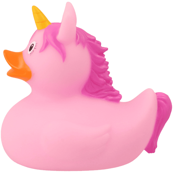 Canard de bain licorne rose