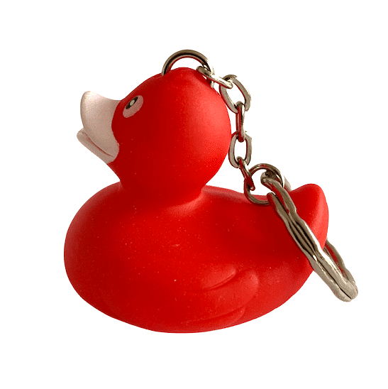 Porte clé caoutchouc - MINI (rouge)